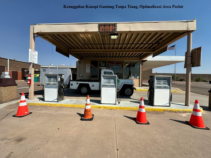 Kanopi Gantung Tanpa Tiang